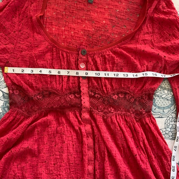 Free People Lace Long Sleeve Top - Picture 6 of 12